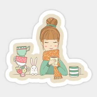 TEA TIME Sticker